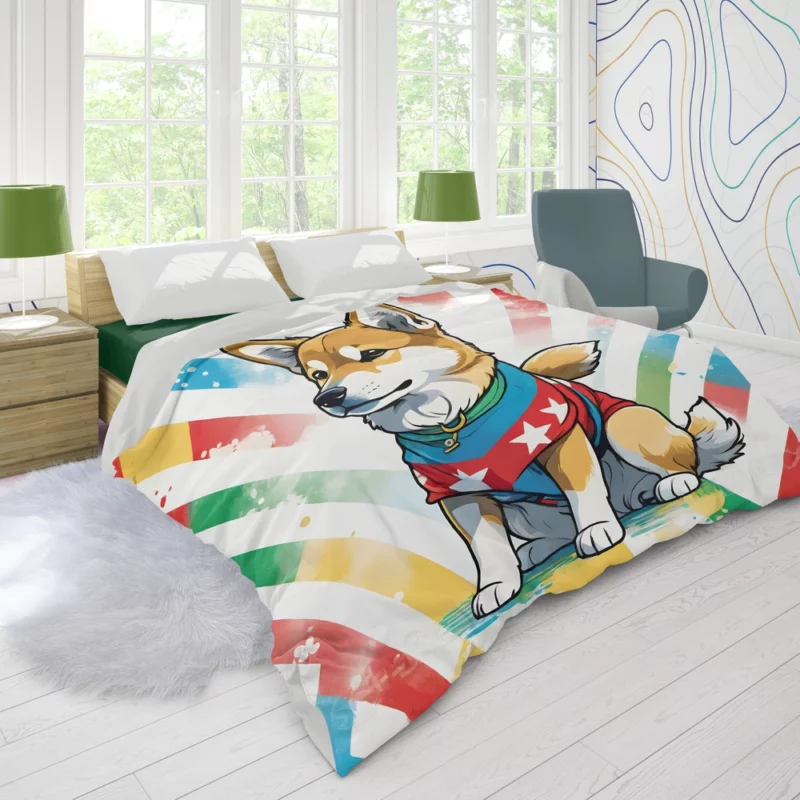 The Independent Shikoku Dog Duvet Cover