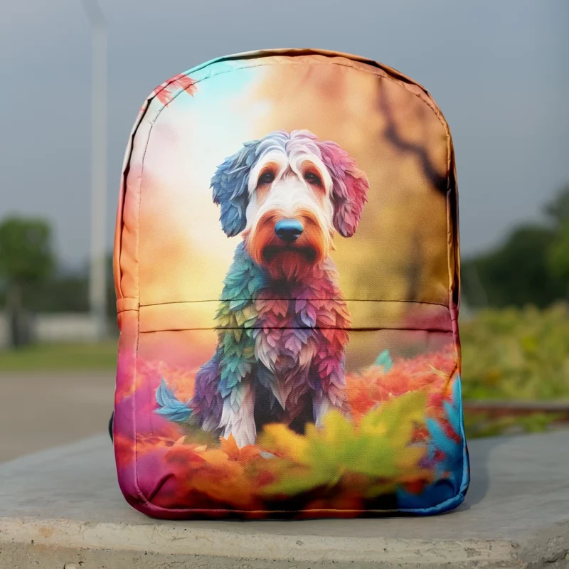 The Italian Charm Spinone Italiano Dog Minimalist Backpack