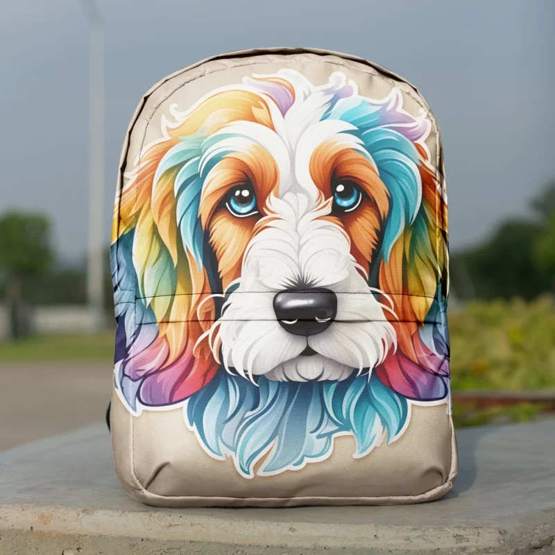 The Lively Petit Basset Griffon Vendeen Minimalist Backpack