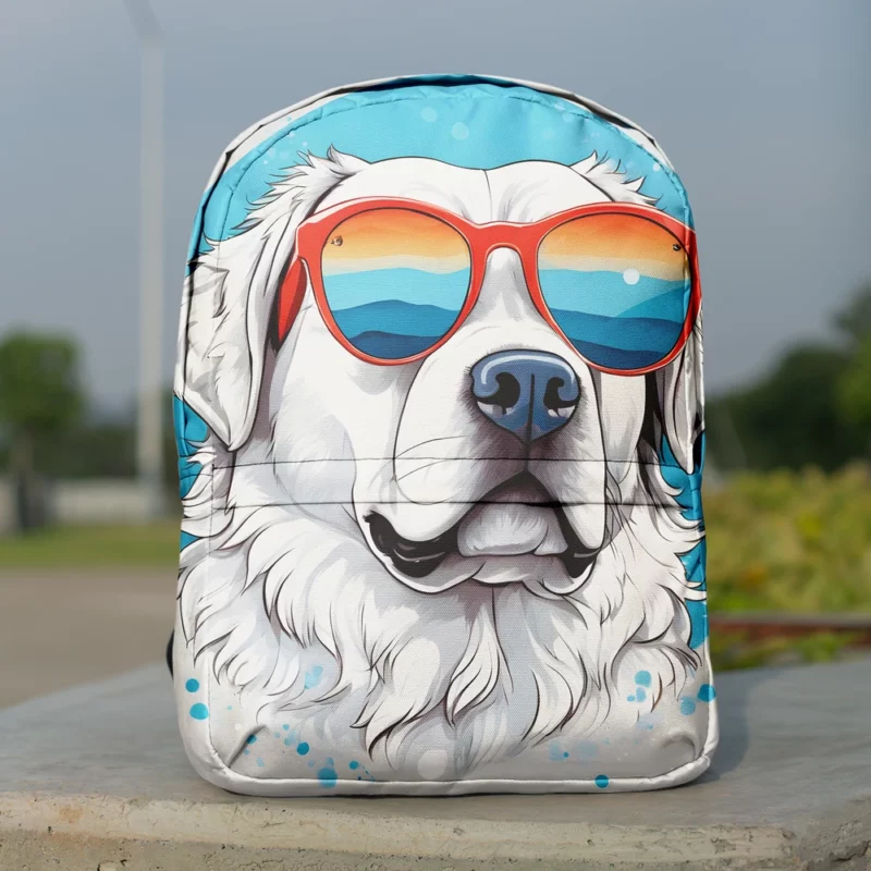 The Loyal Pyrenean Mastiff Companion Minimalist Backpack