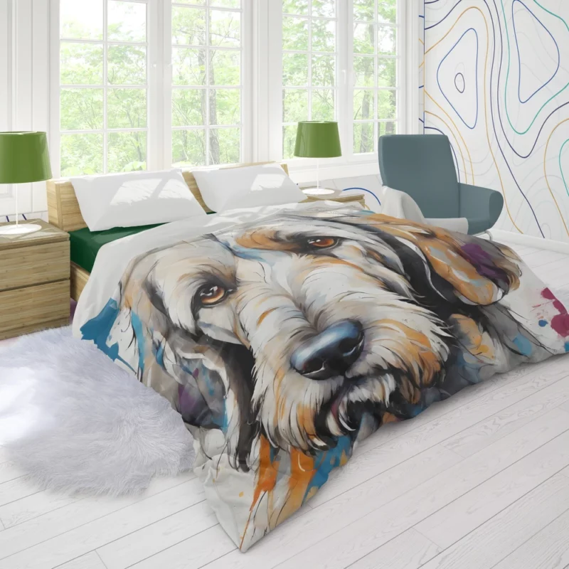 The Loyal Spinone Italiano Dog Duvet Cover