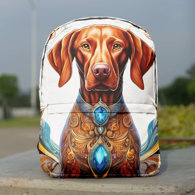 The Loyal Vizsla Dog Minimalist Backpack