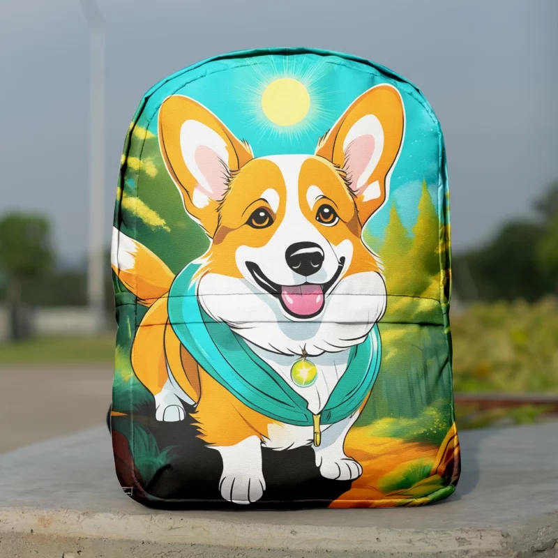 The Loyal Welsh Corgi Duo Minimalist Backpack