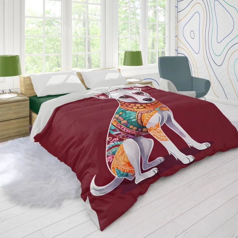 The Loyal Xoloitzcuintli Dog Duvet Cover