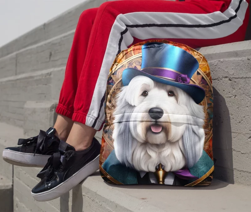 The Old English Sheepdog Fluff Majesty Minimalist Backpack 1