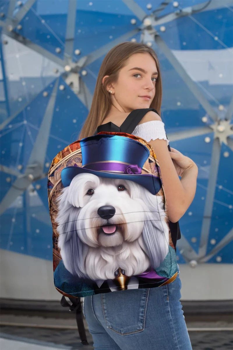 The Old English Sheepdog Fluff Majesty Minimalist Backpack 2