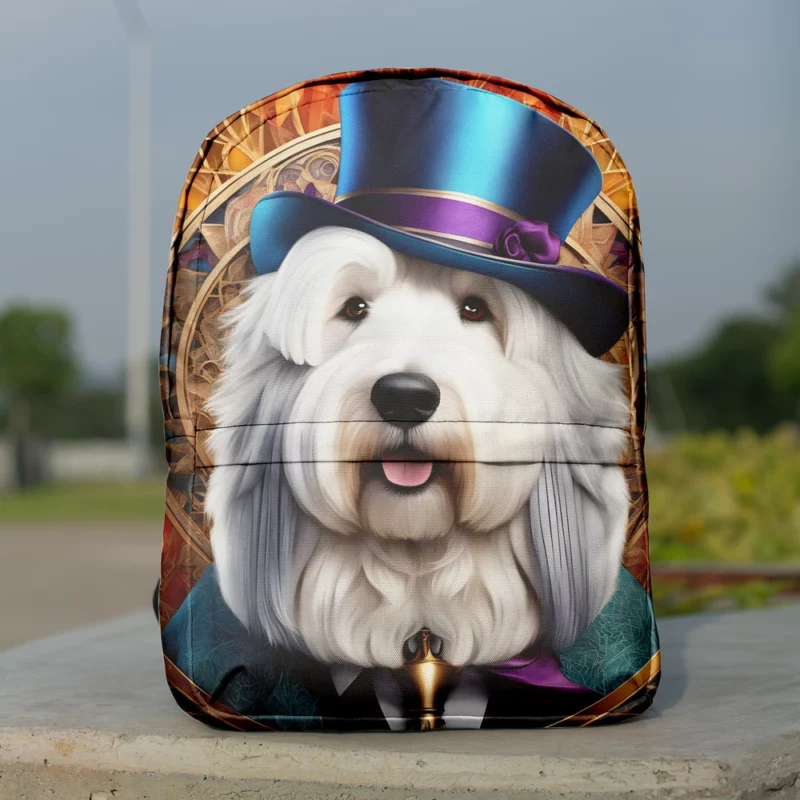 The Old English Sheepdog Fluff Majesty Minimalist Backpack