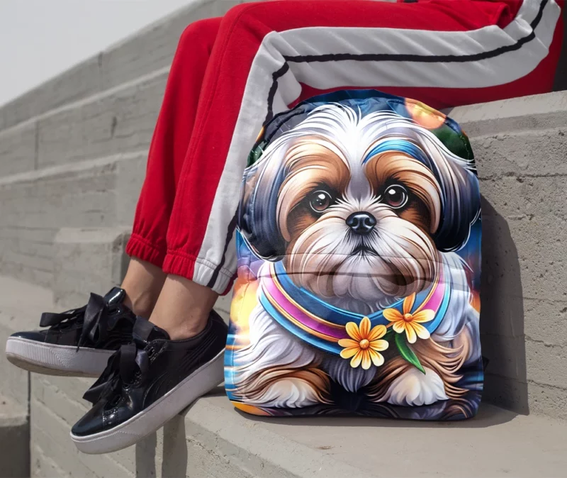 The Playful Shih Tzu Companion Minimalist Backpack 1