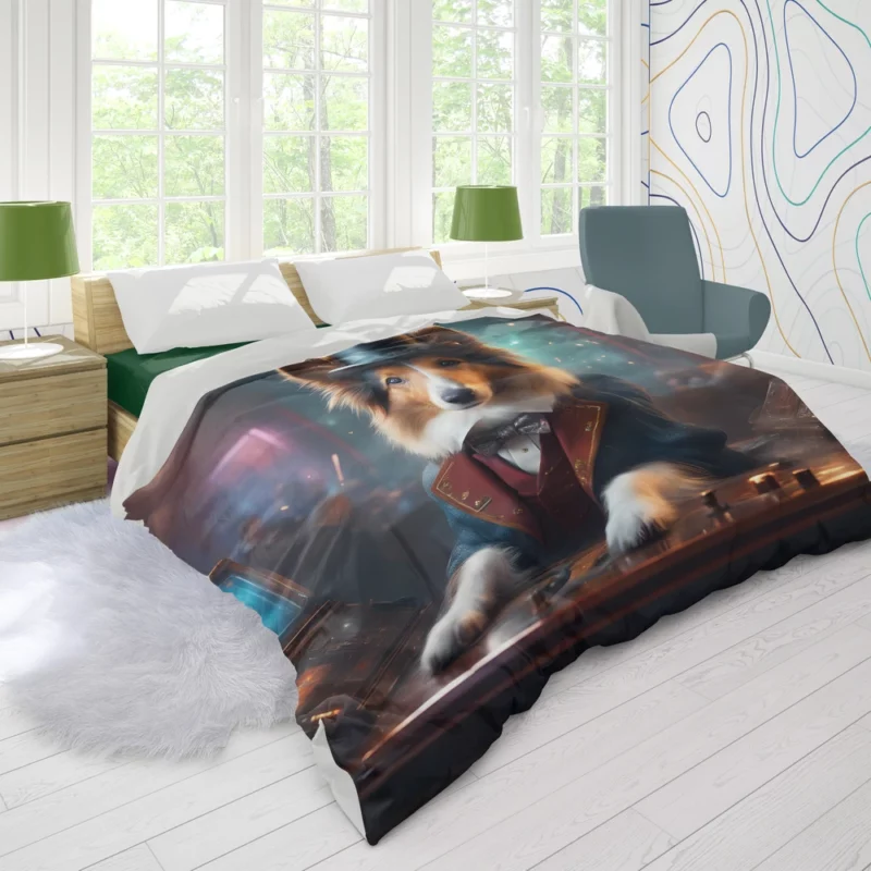 The Shetland Sheepdog Wonder Devoted Dog Duvet Cover