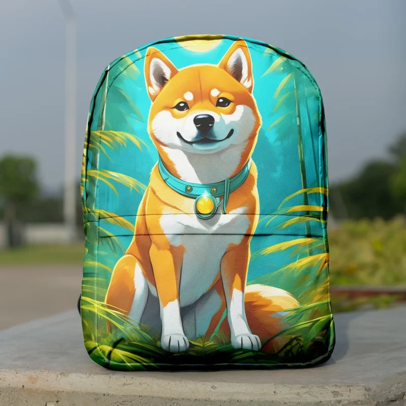 The Shiba Inu Wonder Devoted Dog Minimalist Backpack