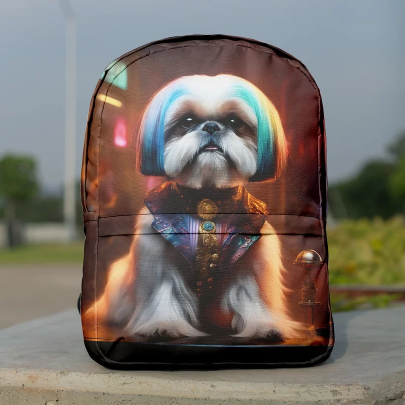 The Shih Tzu Wonder Energetic Dog Minimalist Backpack