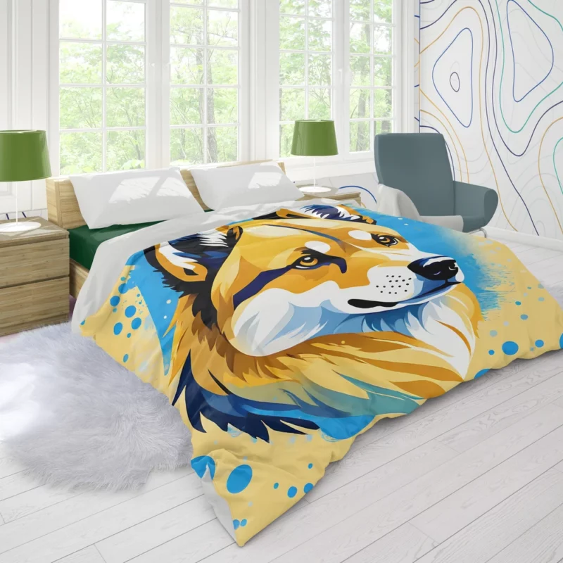 The Shikoku Wonder Devoted Dog Duvet Cover