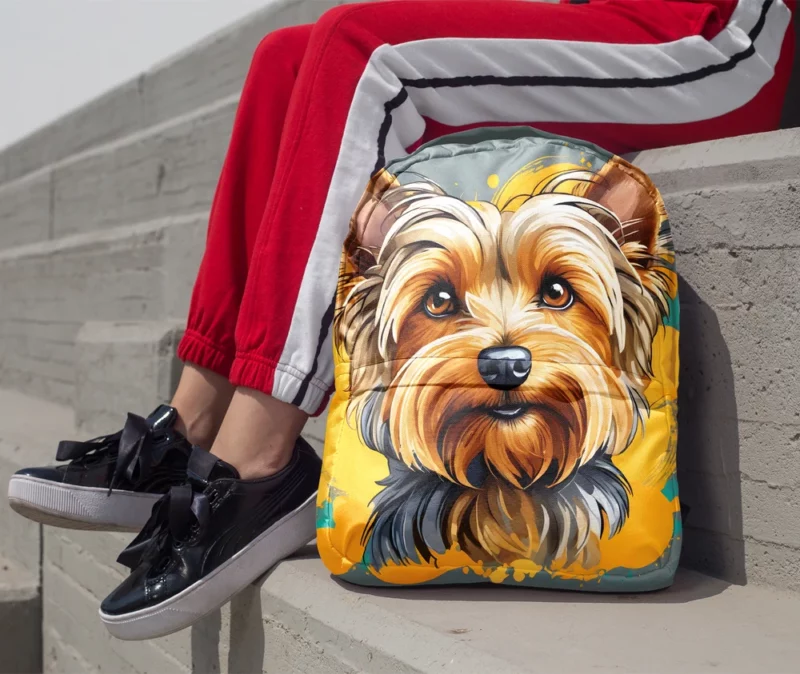 The Silky Terrier Wonder Devoted Companion Minimalist Backpack 1