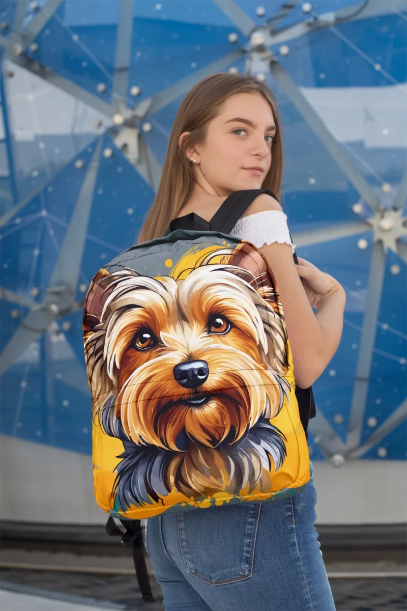 The Silky Terrier Wonder Devoted Companion Minimalist Backpack 2