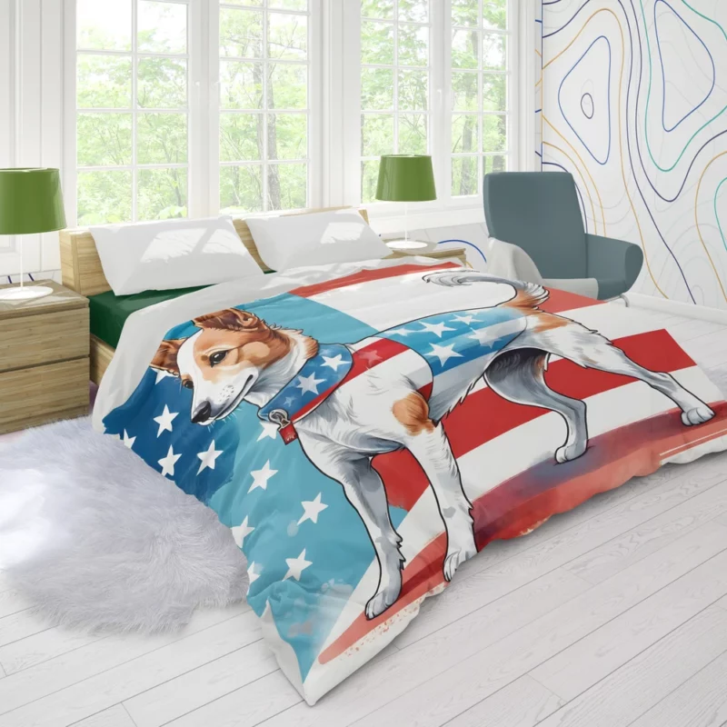 The Sleek Portuguese Podengo Dog Duvet Cover