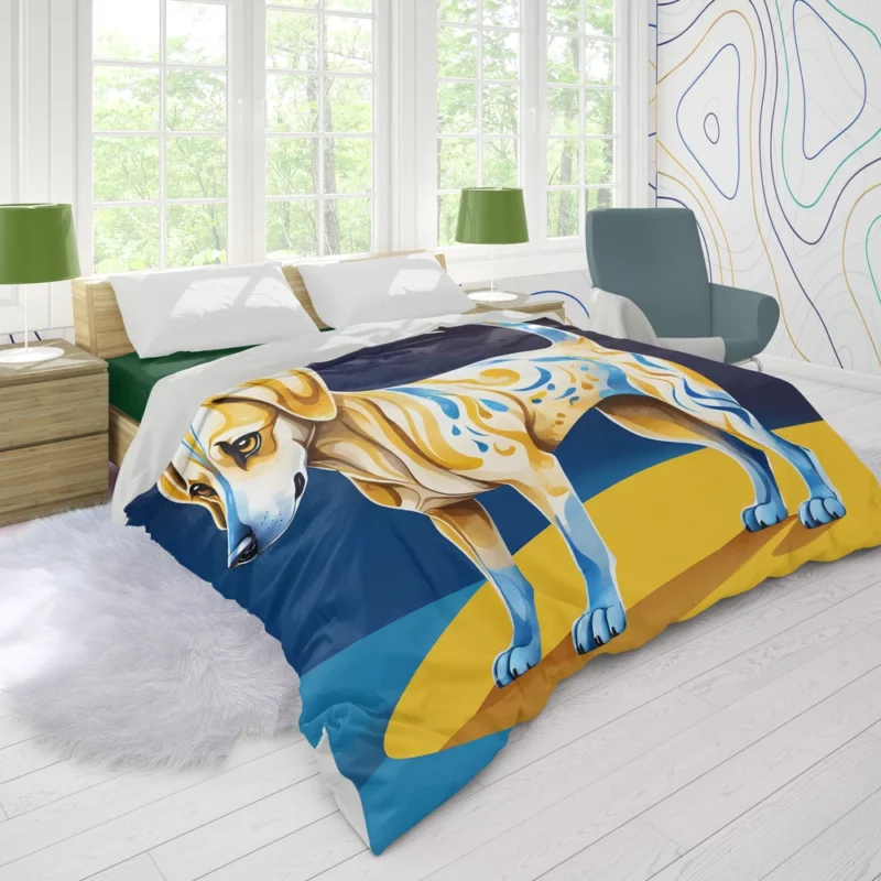 The Sleek Sloughi Dog Breed Duvet Cover