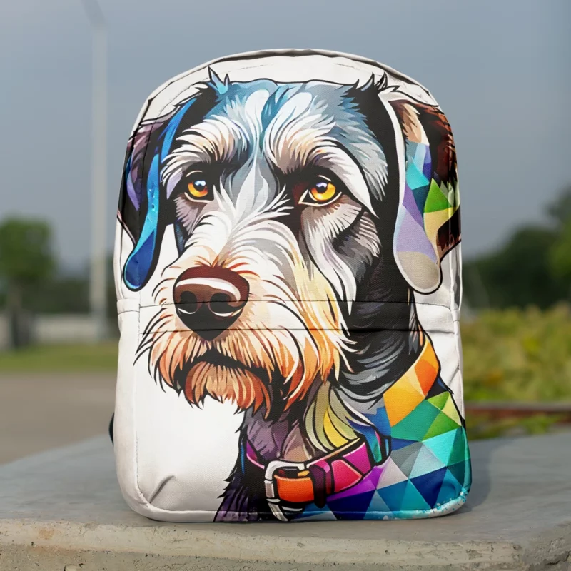 The Slovakian Wirehaired Pointer Dog Minimalist Backpack