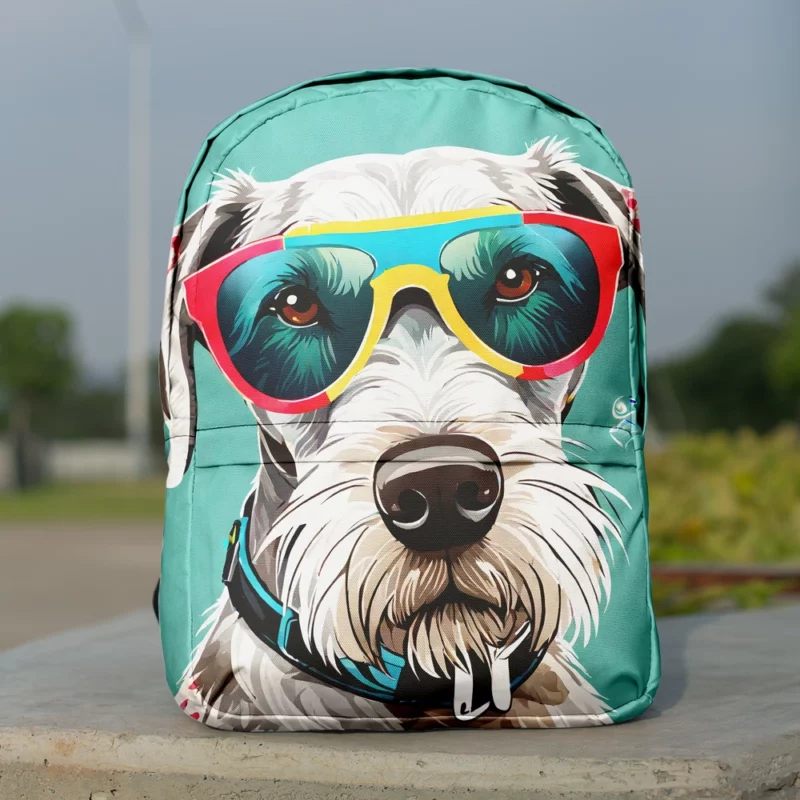 The Slovakian Wirehaired PointerJoy Playful Dog Minimalist Backpack