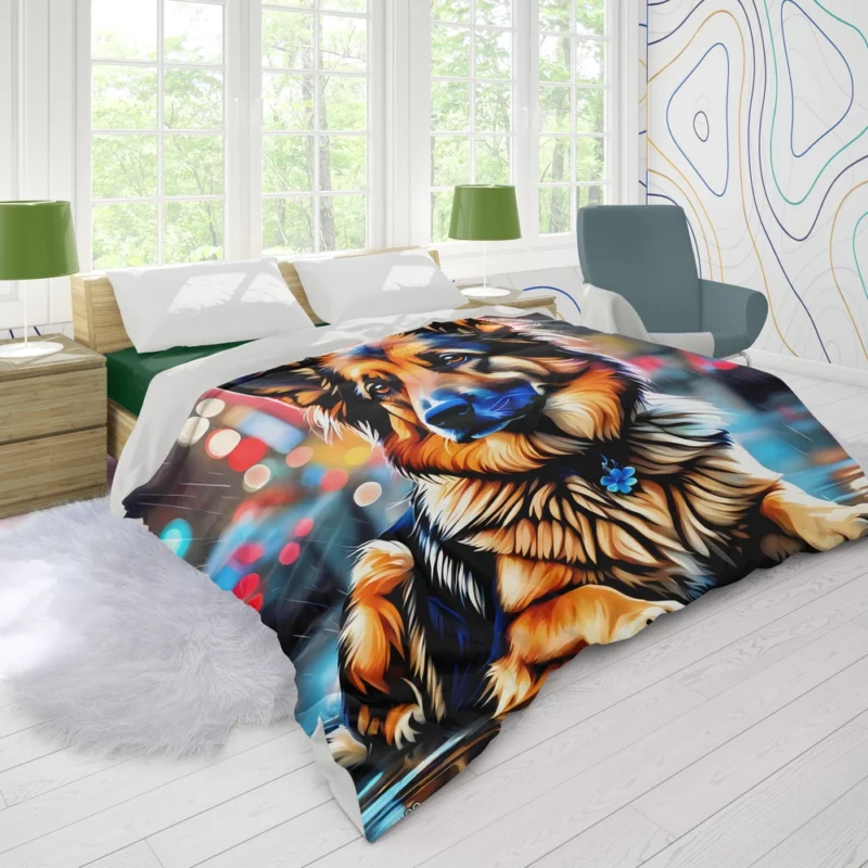 The Smart Shollie Dog Breed Duvet Cover