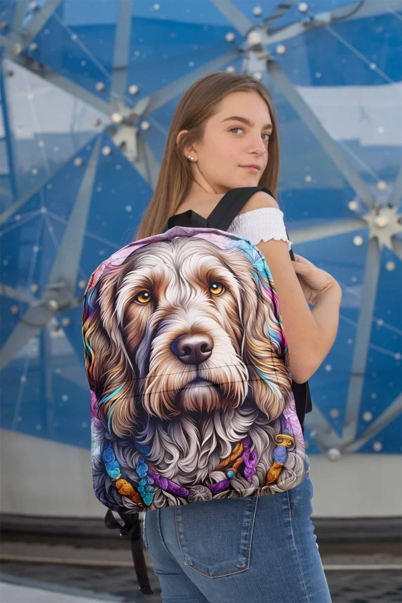 The Spinone Italiano Elegance Faithful Dog Minimalist Backpack 2