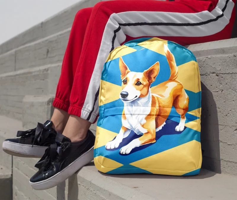 The Spirited Portuguese Podengo Dog Breed Minimalist Backpack 1