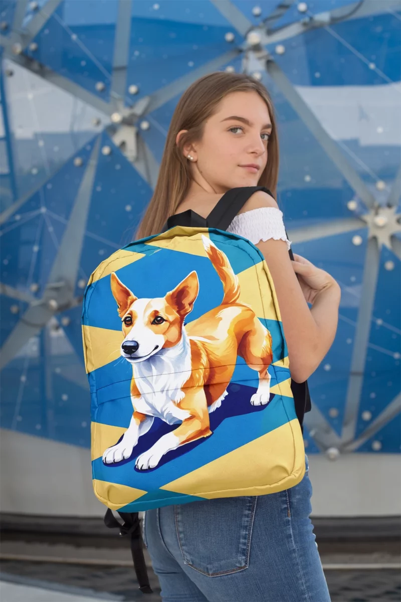 The Spirited Portuguese Podengo Dog Breed Minimalist Backpack 2