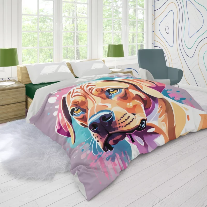 The Strong and Loyal Rhodesian Ridgeback Dog Duvet Cover