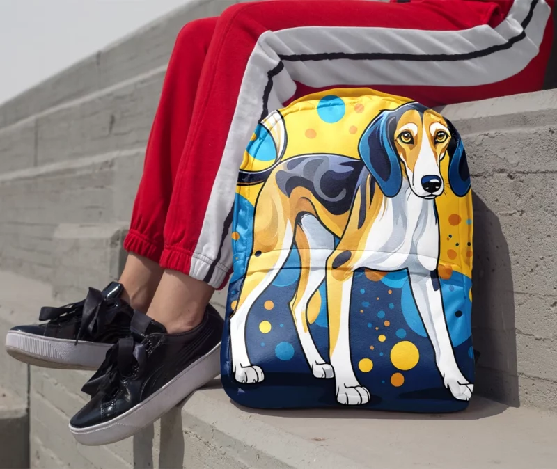 The Swift Saluki Hound Dog Minimalist Backpack 1