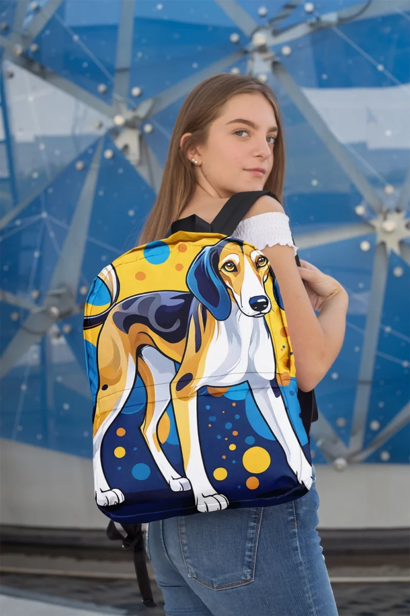 The Swift Saluki Hound Dog Minimalist Backpack 2