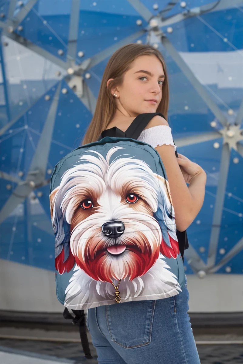 The Tibetan Terrier Delight Perfect Companion Minimalist Backpack 2