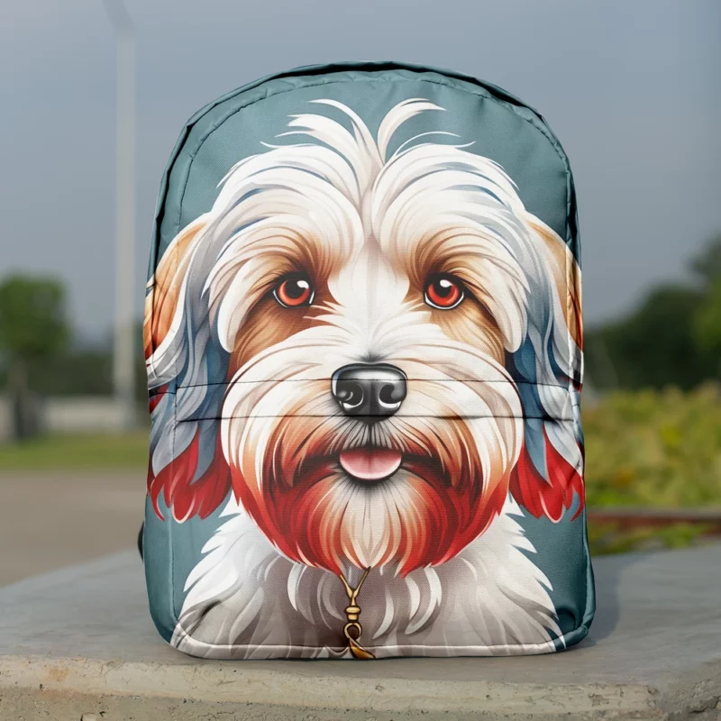 The Tibetan Terrier Delight Perfect Companion Minimalist Backpack
