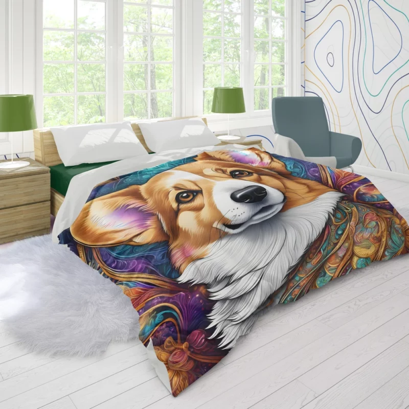 The Welsh Corgi Delight Perfect Companion Duvet Cover