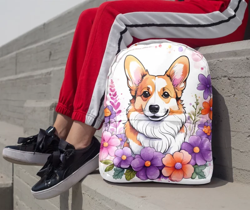 The Welsh Corgi Wonder Devoted Herder Minimalist Backpack 1