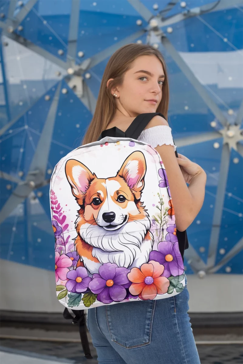 The Welsh Corgi Wonder Devoted Herder Minimalist Backpack 2