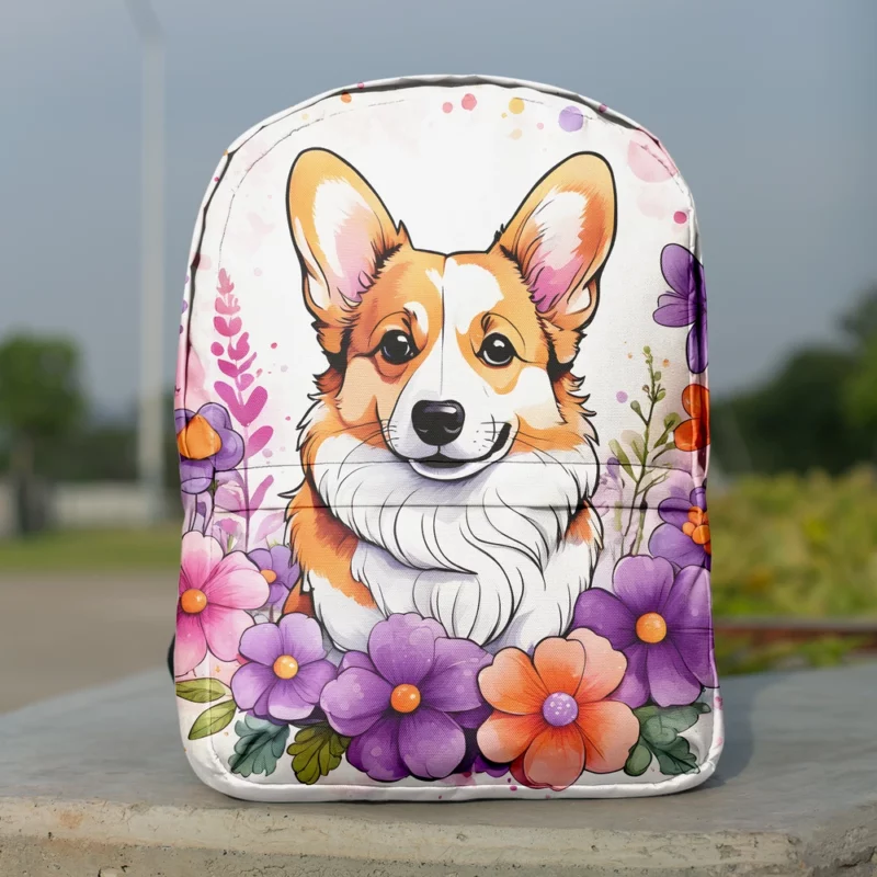 The Welsh Corgi Wonder Devoted Herder Minimalist Backpack