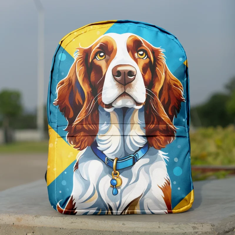 The Welsh Springer Spaniel Wonder Devoted Dog Minimalist Backpack