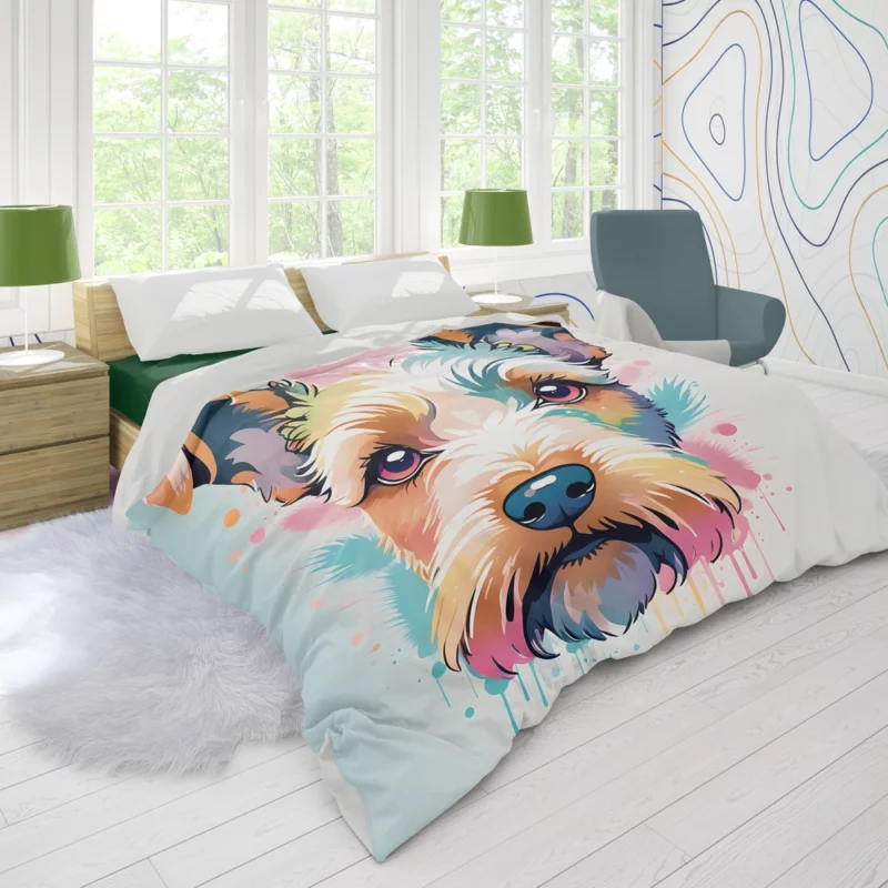 The Welsh Terrier Wonder Devoted Dog Duvet Cover