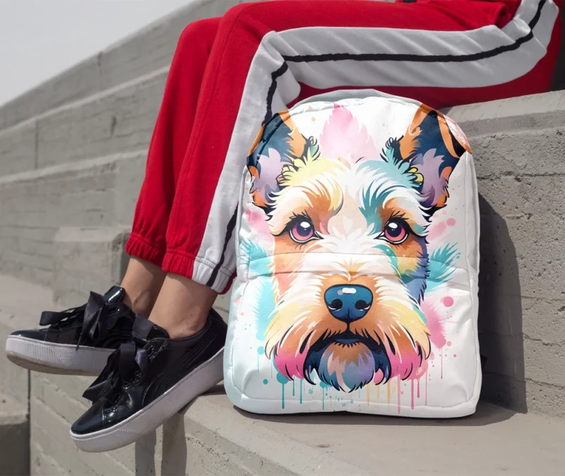 The Welsh Terrier Wonder Devoted Dog Minimalist Backpack 1