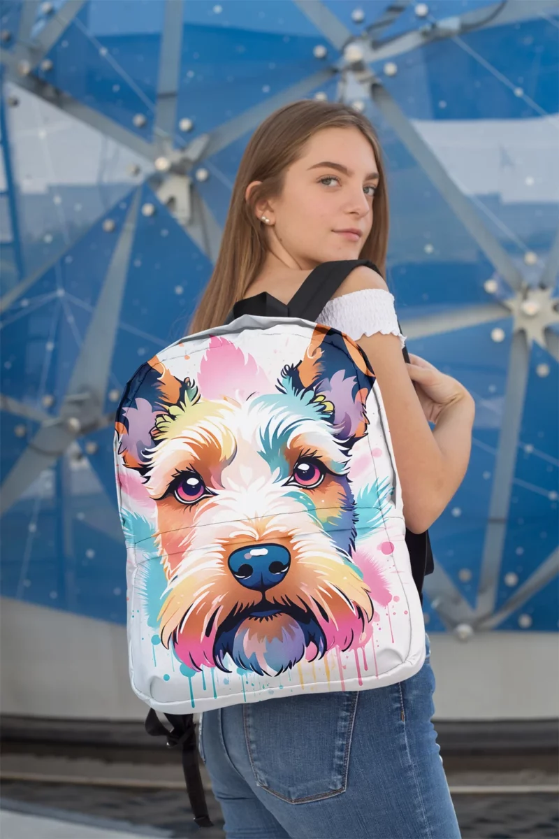 The Welsh Terrier Wonder Devoted Dog Minimalist Backpack 2