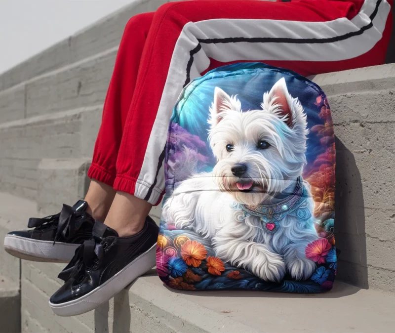 The Westie Delight Perfect Companion Minimalist Backpack 1