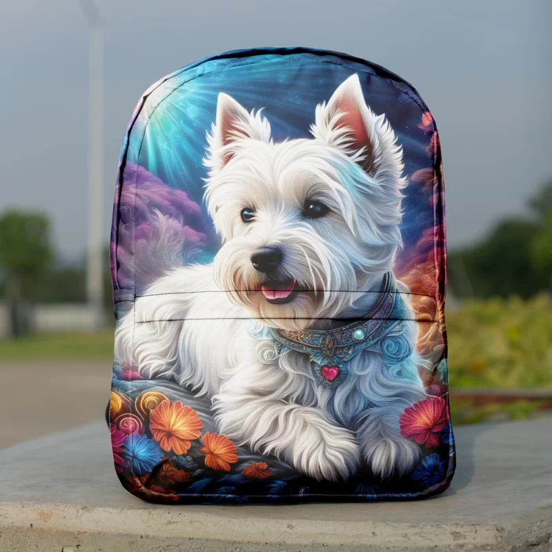 The Westie Delight Perfect Companion Minimalist Backpack