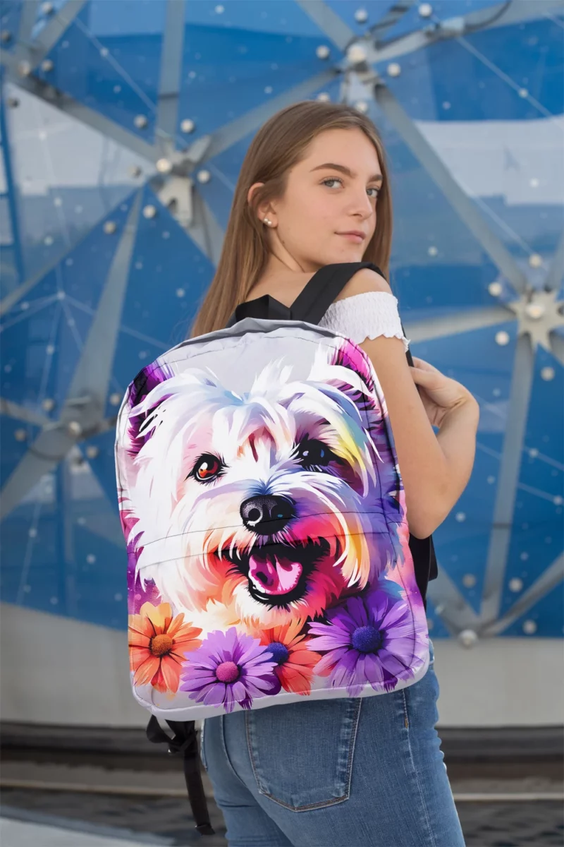 The Westie Wonder Devoted Terrier Minimalist Backpack 2