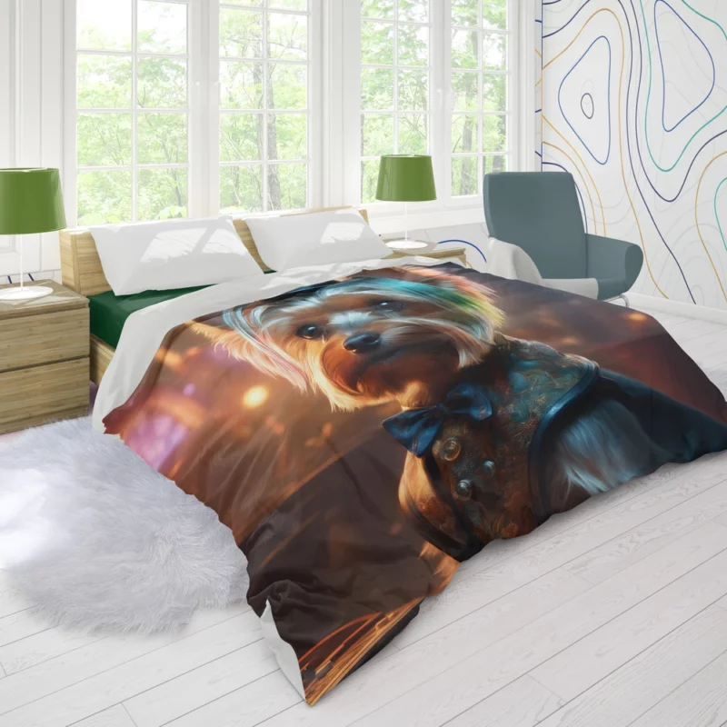 The Yorkshire Terrier Wonder Devoted Terrier Duvet Cover