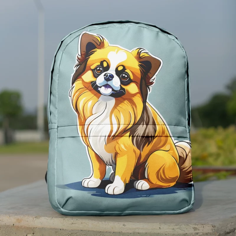 Tibetan Spaniel Perfection Devoted Dog Minimalist Backpack