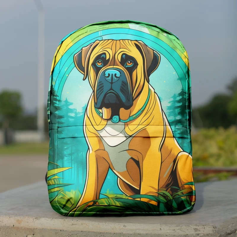 Timeless Bullmastiff Art Dog Majesty Captured Minimalist Backpack