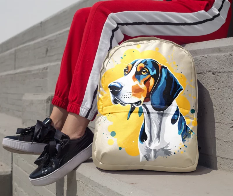 Tracker Beauty Treeing Walker Coonhound Dog Minimalist Backpack 1