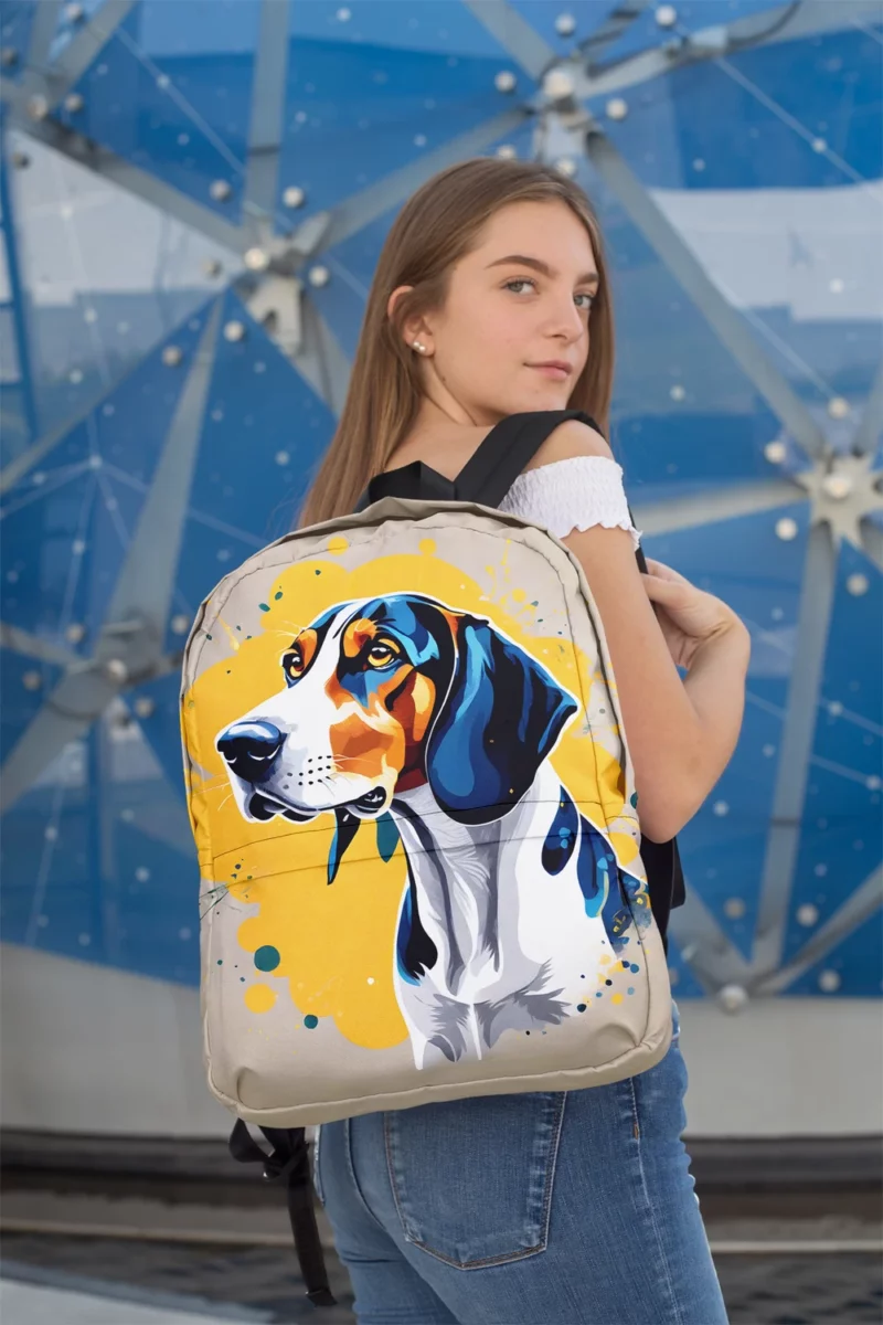 Tracker Beauty Treeing Walker Coonhound Dog Minimalist Backpack 2