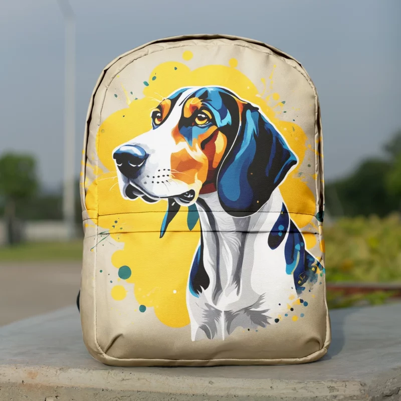 Tracker Beauty Treeing Walker Coonhound Dog Minimalist Backpack