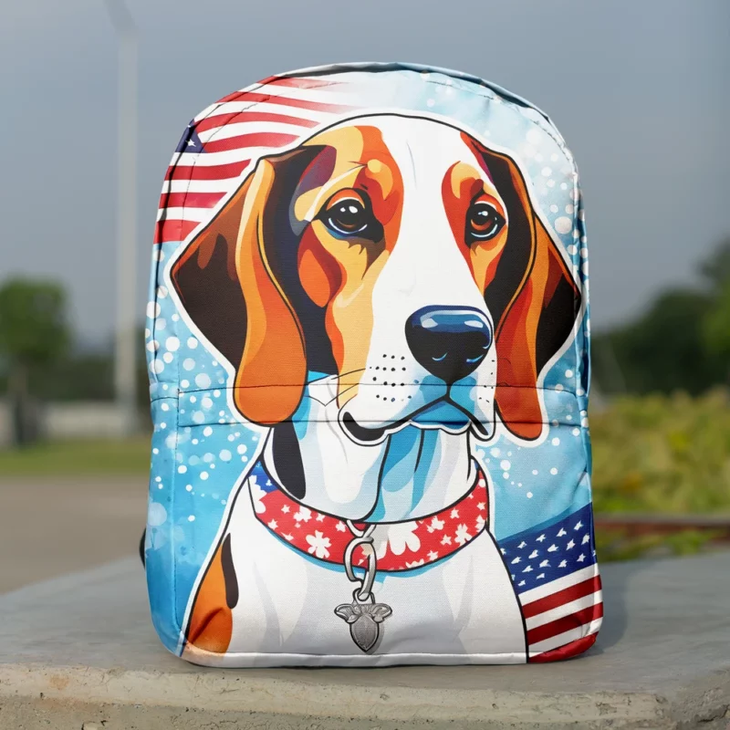 Treeing Walker Coonhound Elegance Faithful Dog Minimalist Backpack