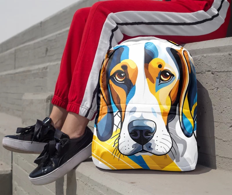 Treeing Walker Coonhound Majesty Loyal Dog Minimalist Backpack 1